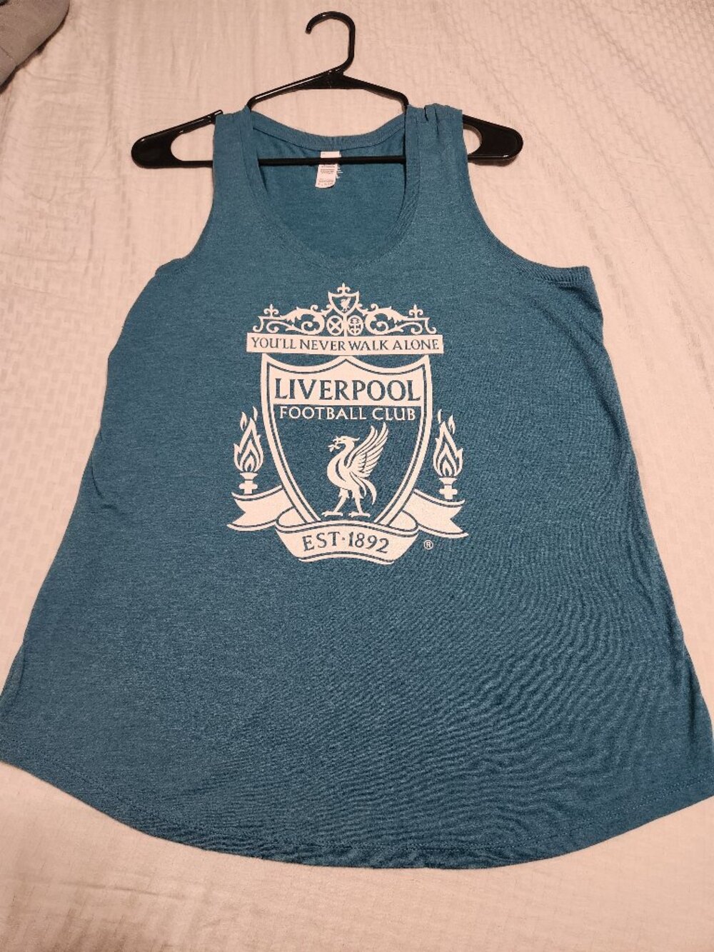 Women's Liverpool F.C. Teal Tank Top- Size XL